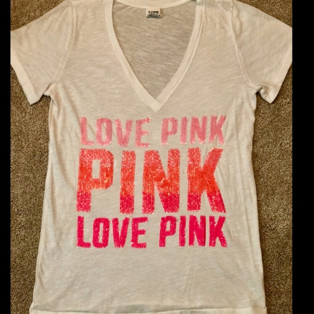VS PINK v-neck plunge shirt